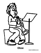 Boy Playing Oboe